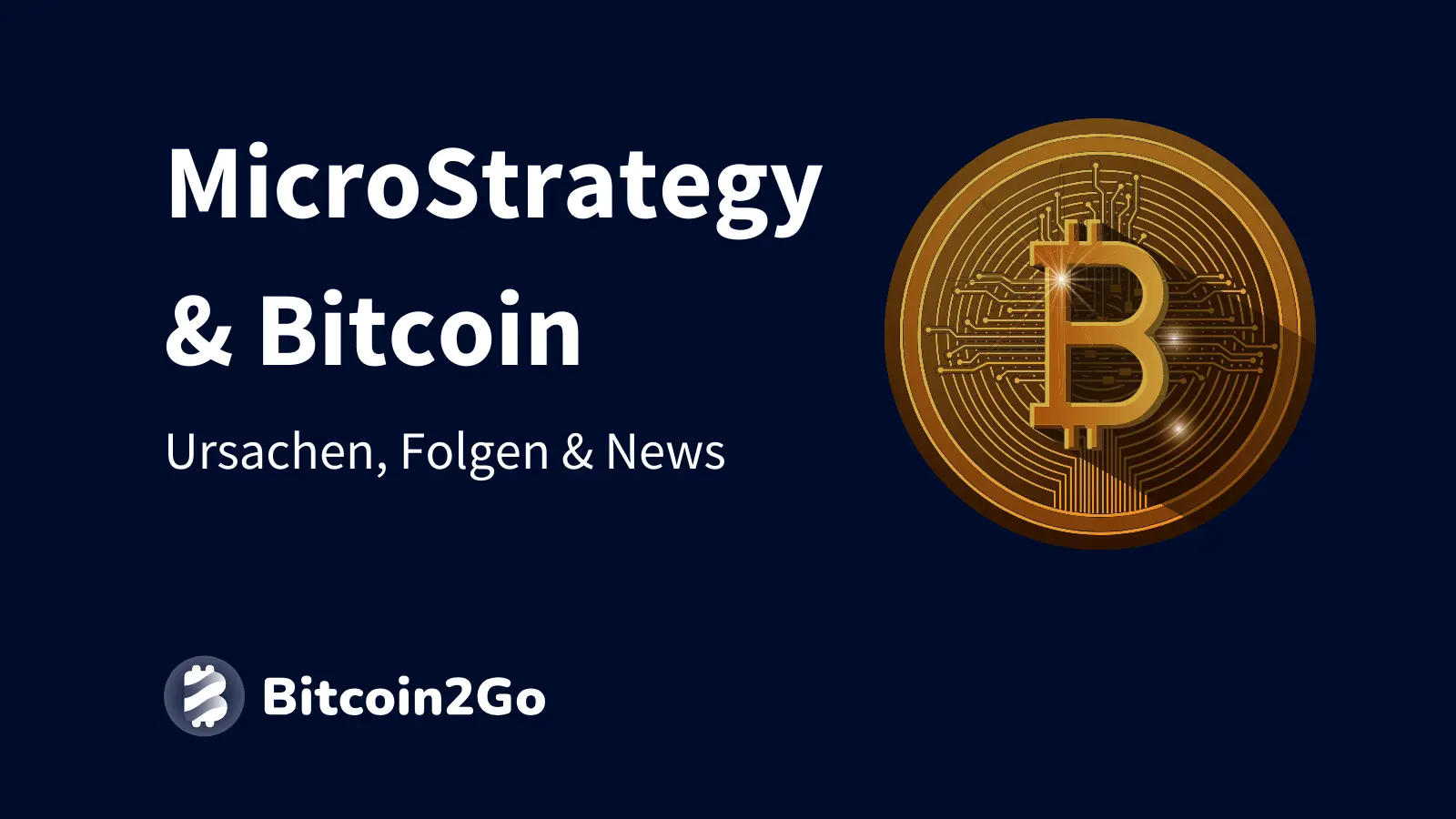 MicroStrategy und Bitcoin - Titelbild