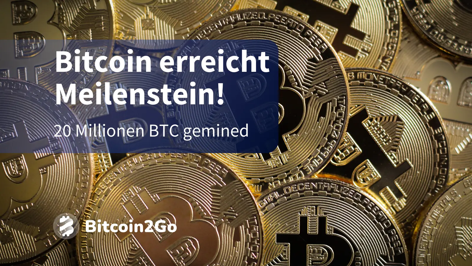 Bitcoin erreicht Meilenstein – nur noch 1 Million übrig