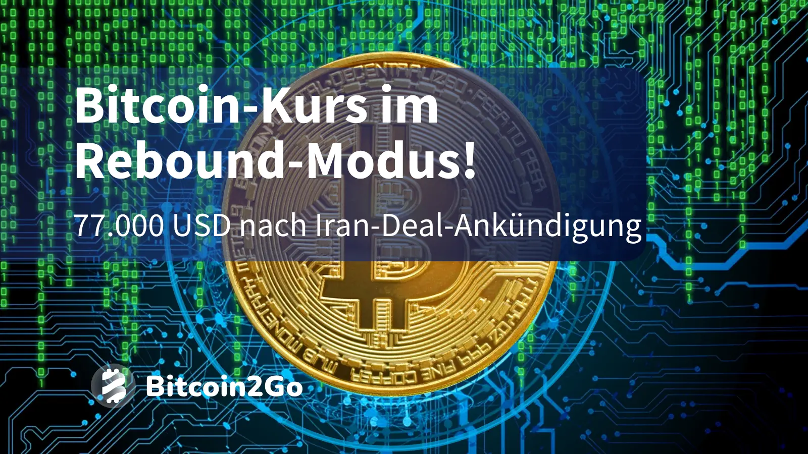 Bitcoin-Kurs im Rebound-Modus