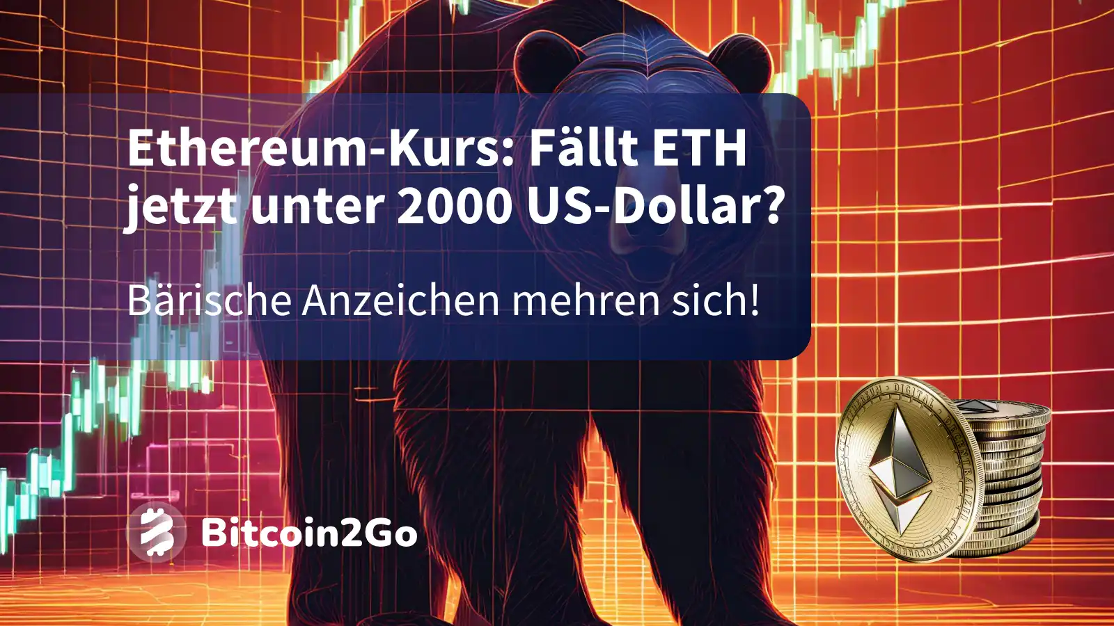 Ethereum-Kurs: ETH vor nächstem Abverkauf?