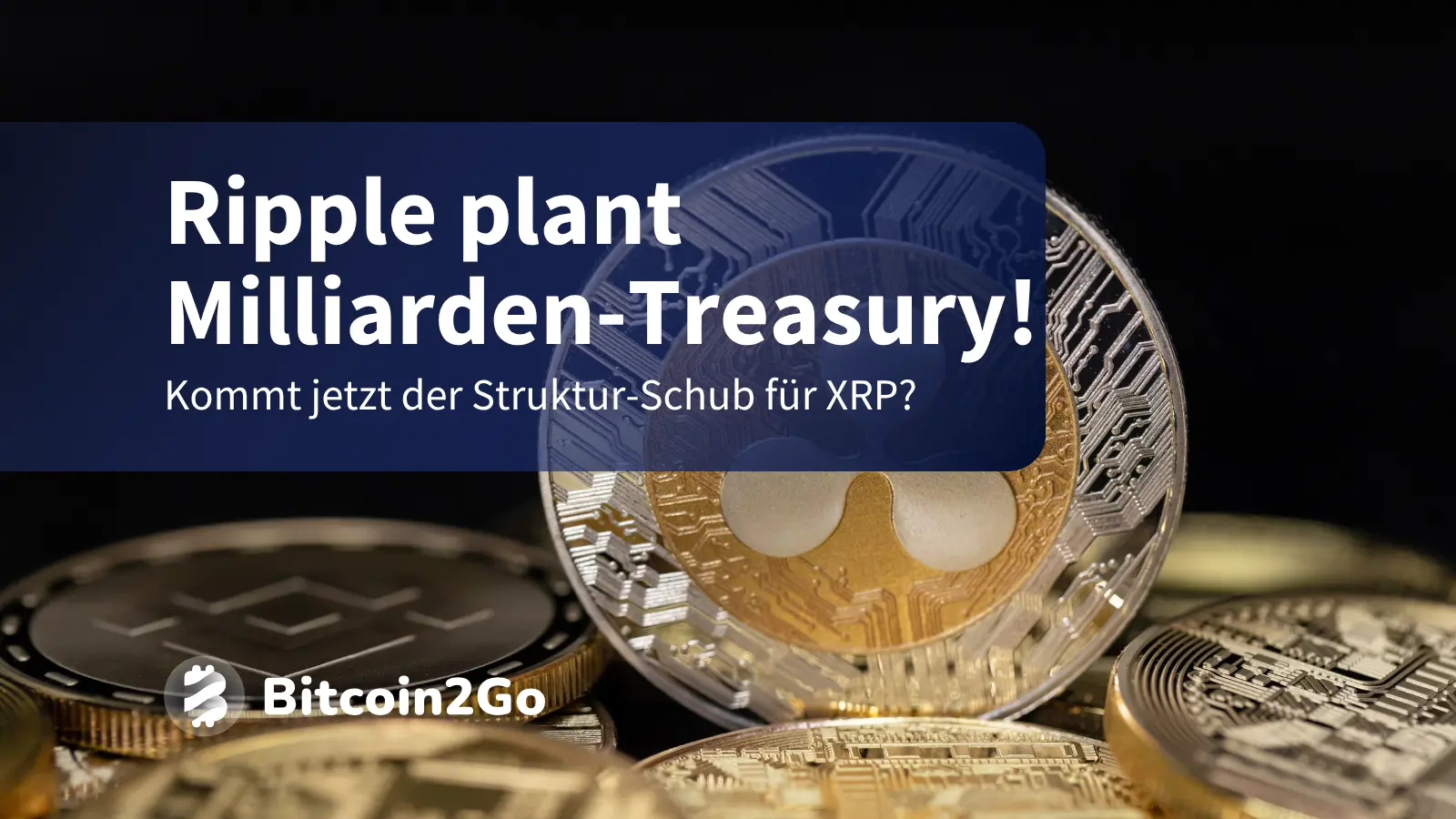 Ripple plant Milliarden-Treasury