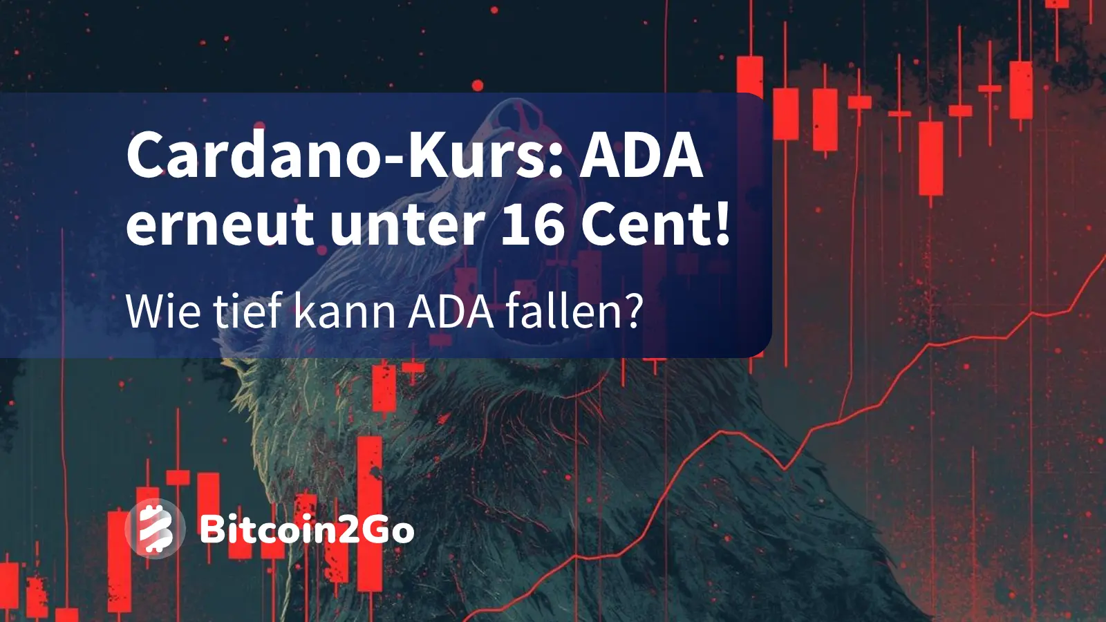 Cardano-Kurs: Wie tief kann ADA noch fallen?