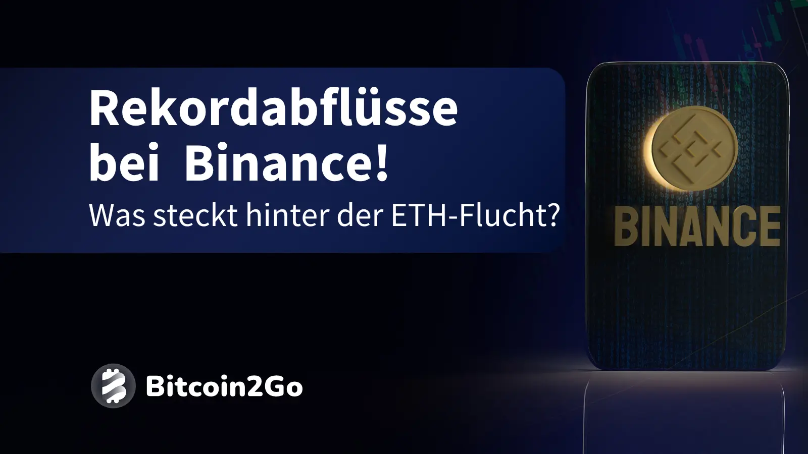 Rekordabflüsse bei Binance