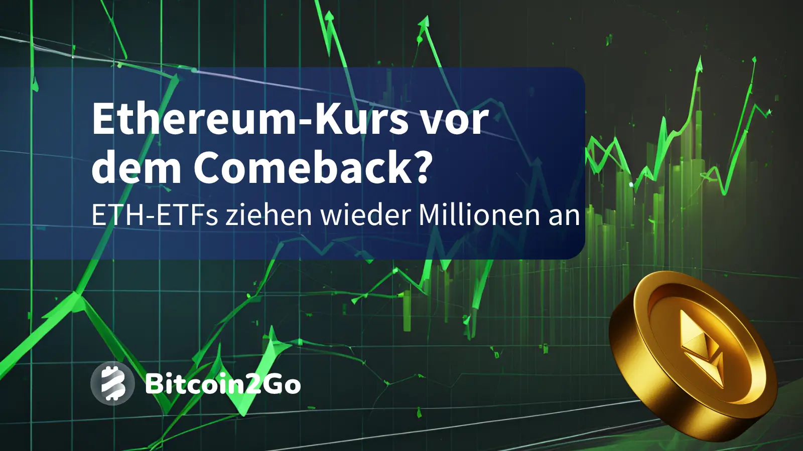 Ethereum-Kurs vor Befreiungsschlag? ETFs drehen ins Plus