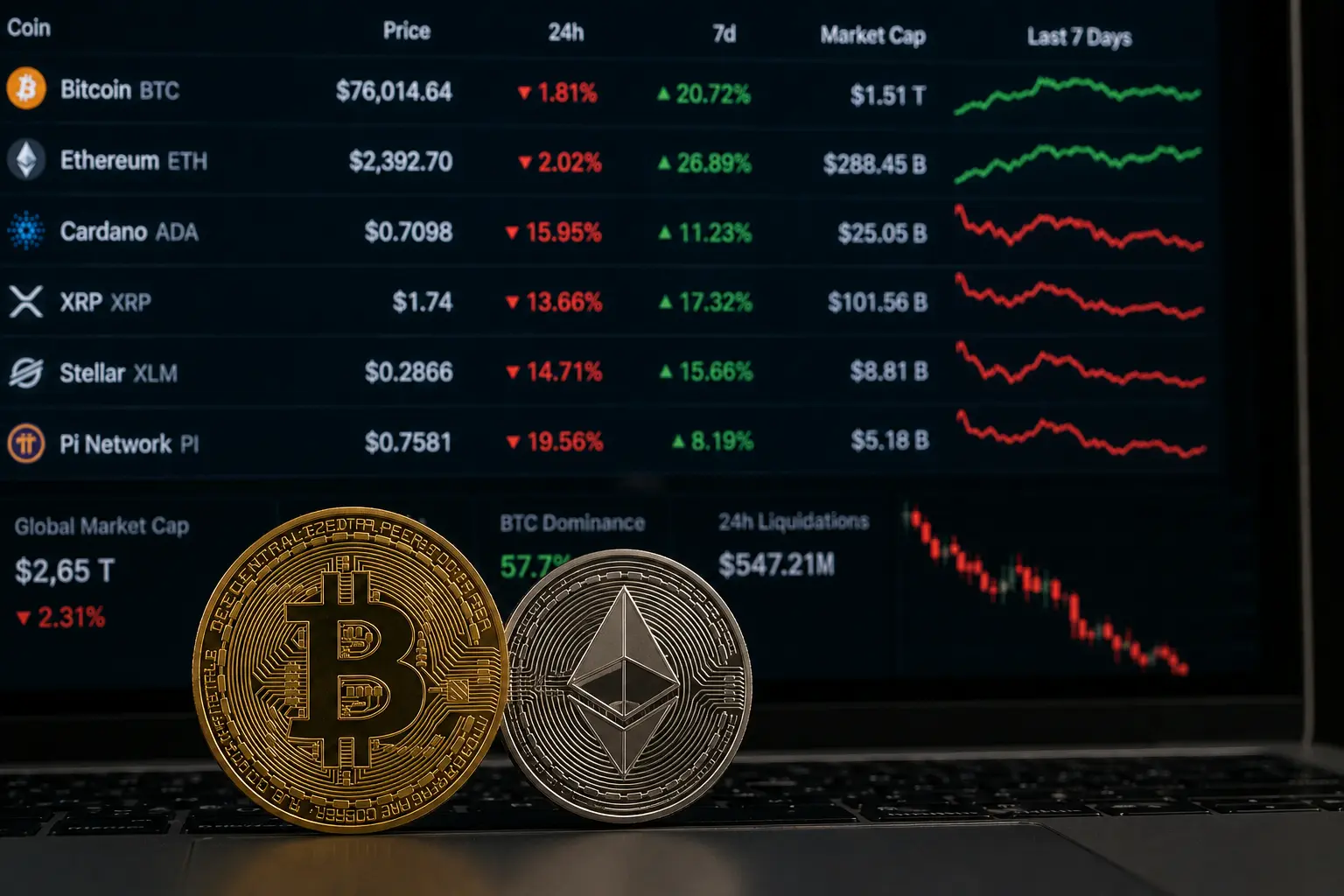 Bitcoin fällt auf 76.000 Dollar: Warum diese Krypto-Korrektur jetzt entscheidend ist