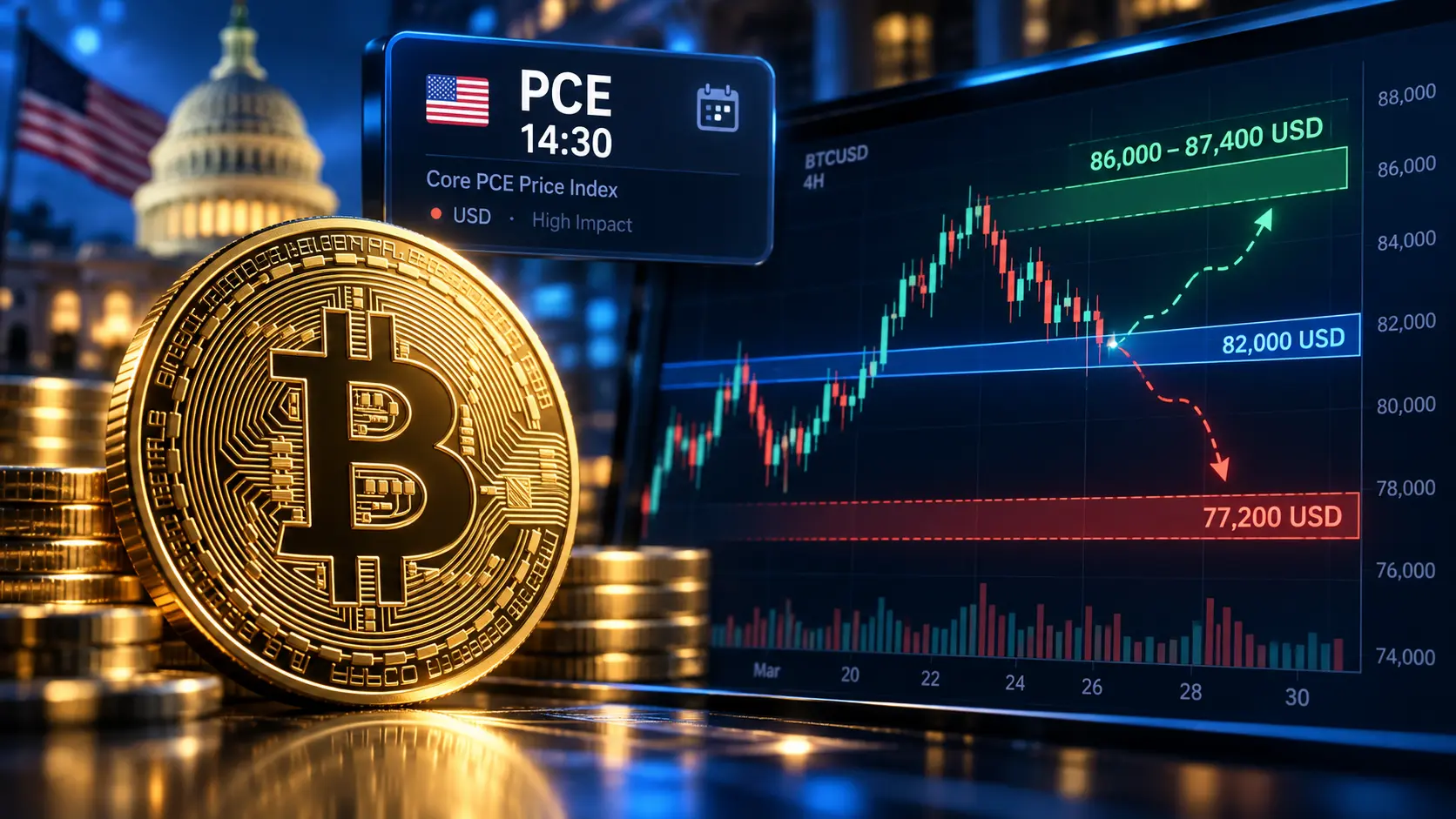Bitcoin vor heftigem Move? Diese Daten können alles ändern. Hinweis: Bild mit Hilfe von KI erstellt.