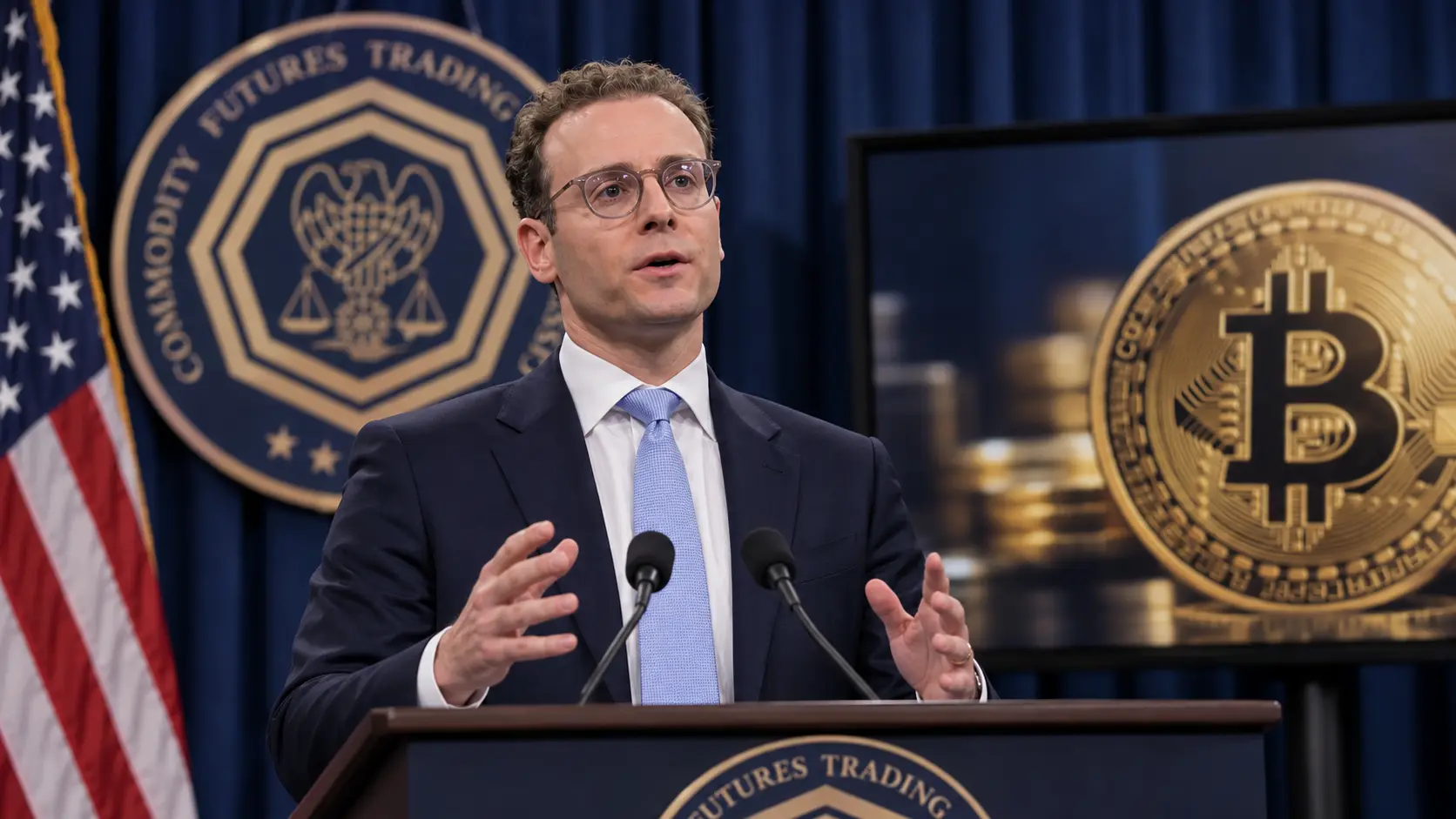CFTC-Chef Michael Selig treibt einen eigenen Regulierungsrahmen für den US-Kryptomarkt voran.