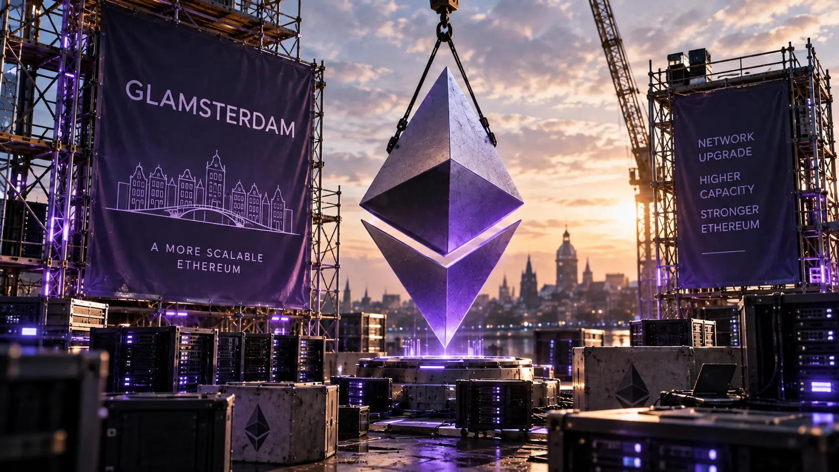 Glamsterdam soll Ethereum auf höhere Kapazitäten und eine effizientere Verarbeitung vorbereiten.