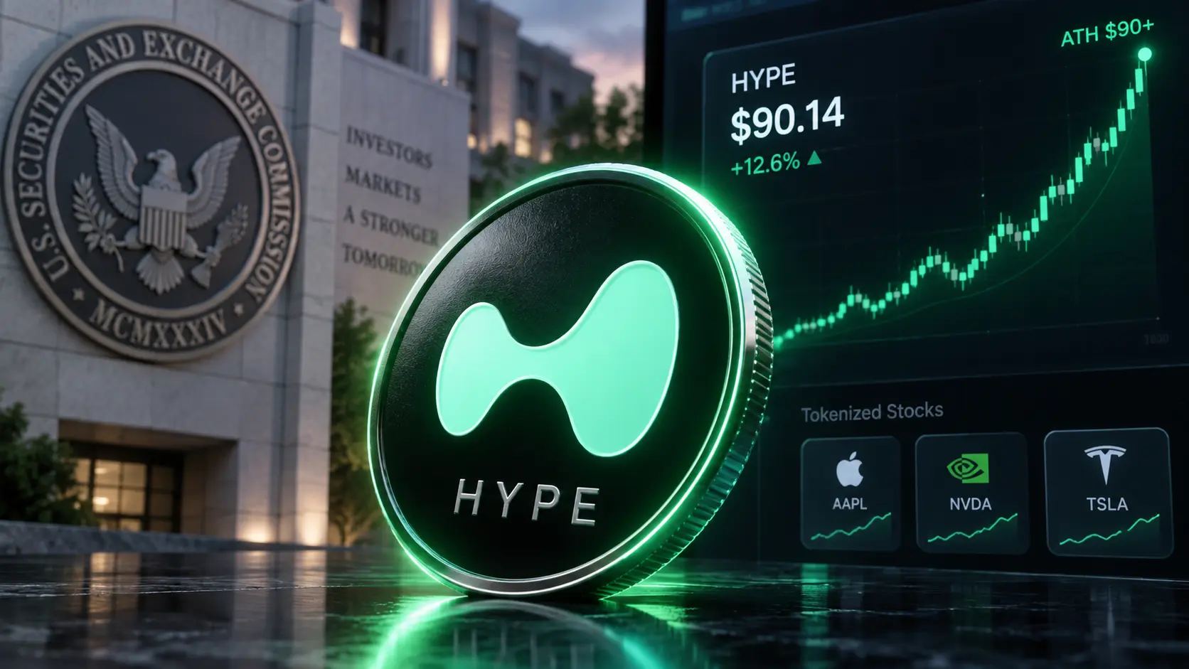 Hyperliquid erreicht Rekordhoch: Das steckt hinter der Krypto-Rallye. Hinweis: Bild mit Hilfe von KI generiert.