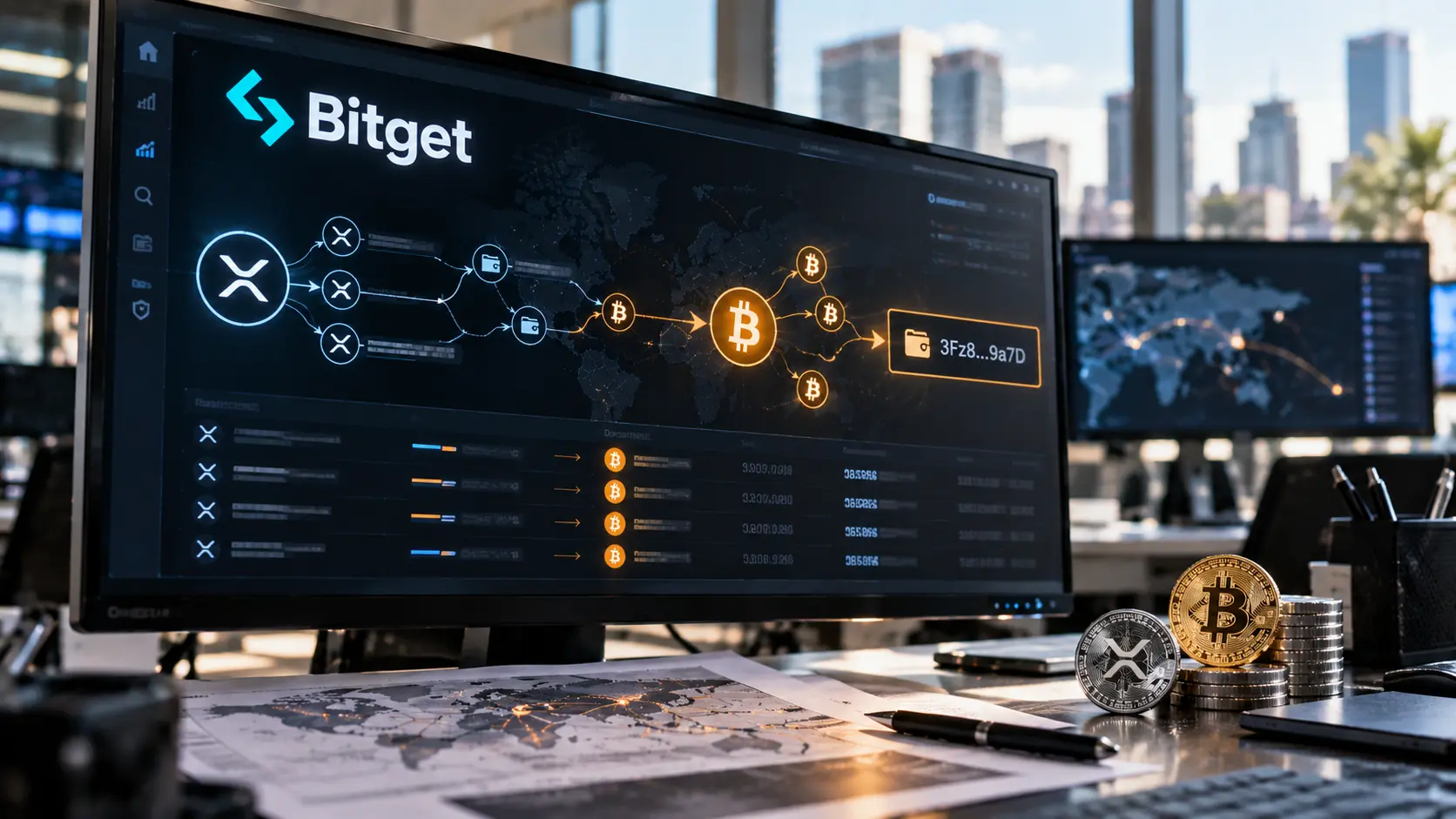 Nach dem Bitget-Hack verfolgen Ermittler die Spur gestohlener XRP bis zu Bitcoin-Adressen
