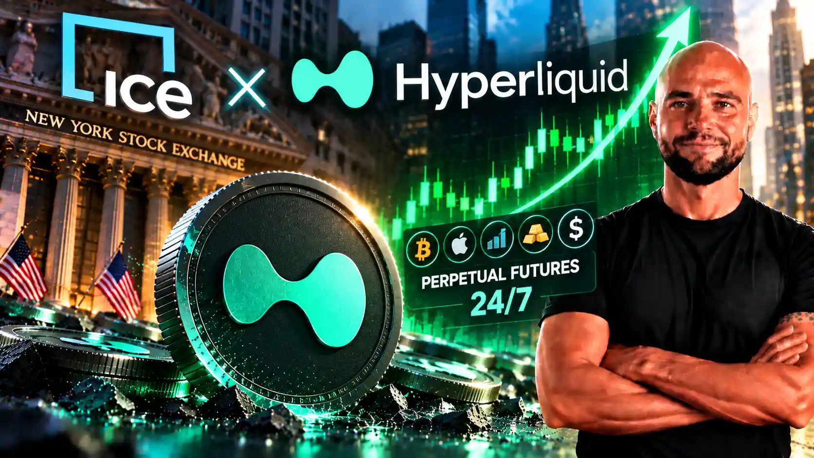Hyperliquid mit starkem Kaufsignal? Warum der HYPE-Kurs nach dem ICE-Deal anspringt