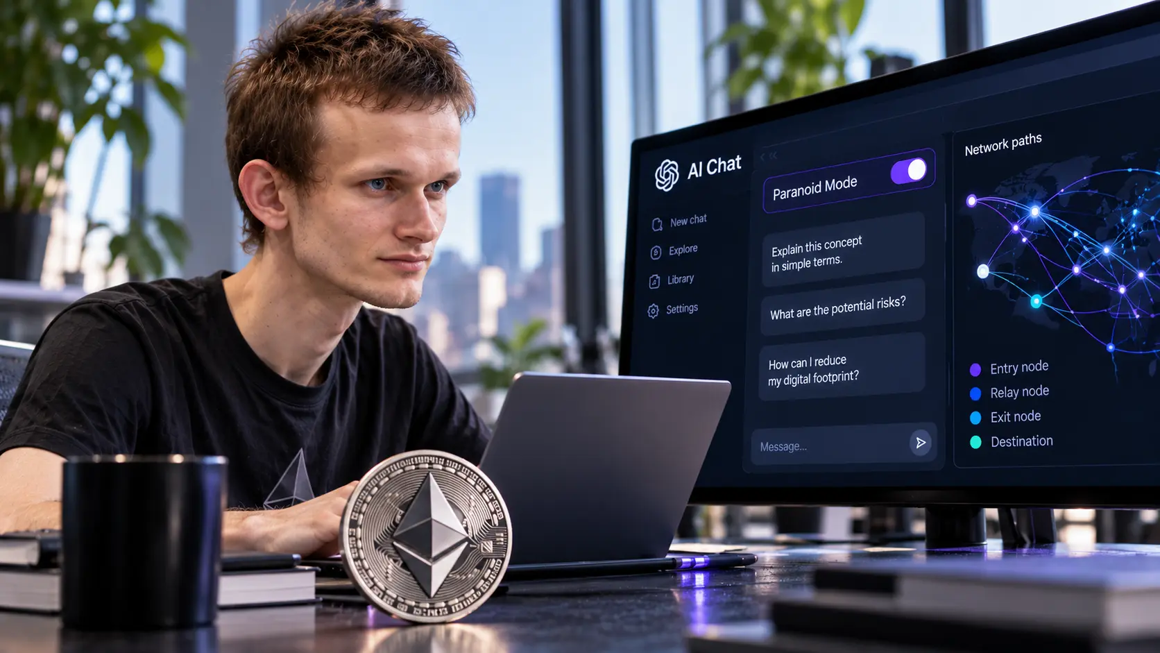 ETH-Gründer Buterins "Paranoid Mode": Schützt er wirklich?