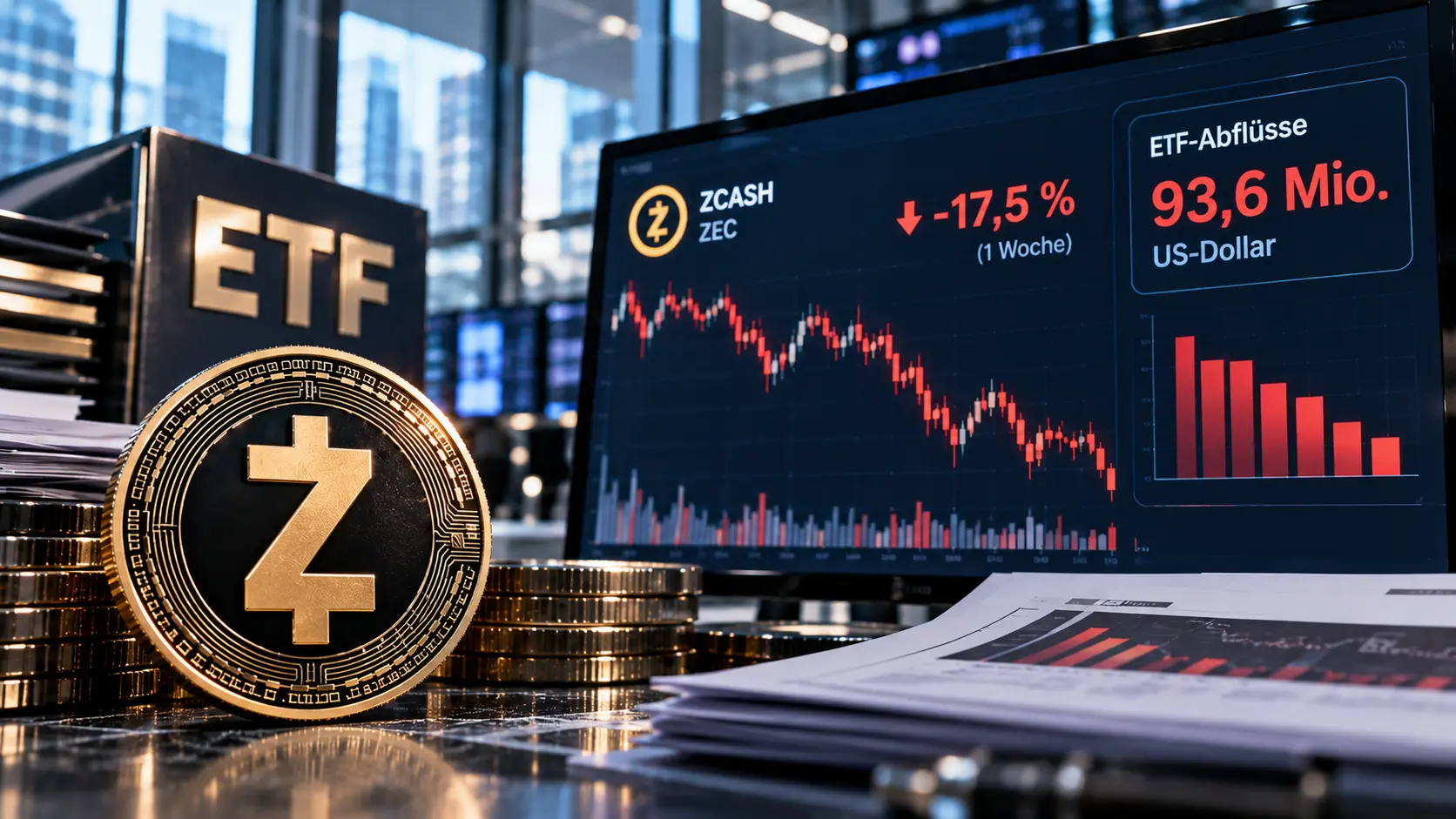 Zcash: ETF verliert Millionen, ZEC fällt – Rallye beendet?
