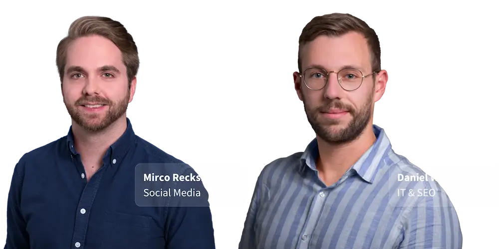 Daniel Wenz und Mirco Recksiek, Gründer Bitcoin2Go
