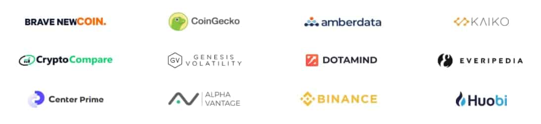 Die wichtigsten Datenprovider im Chainlink-Ökosystem