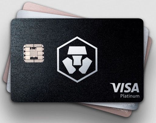 Crypto.com: Visa Platinum Karte in Schwarz