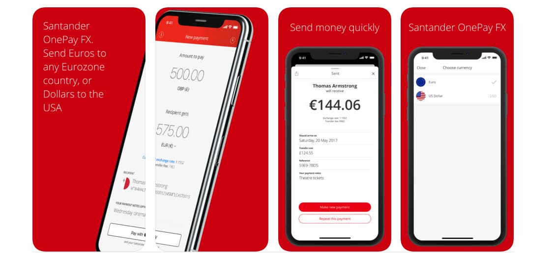 Produktbild Santander OnePay FX