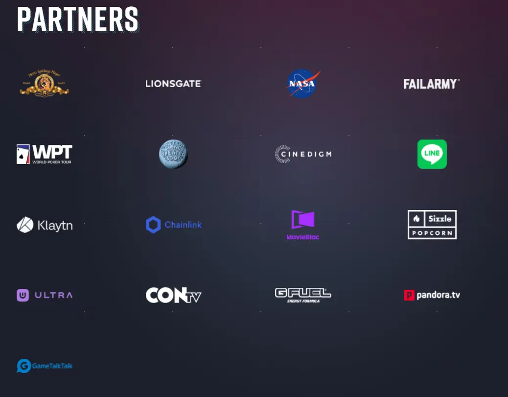Die größten und wichtigsten Partner von Theta Networks