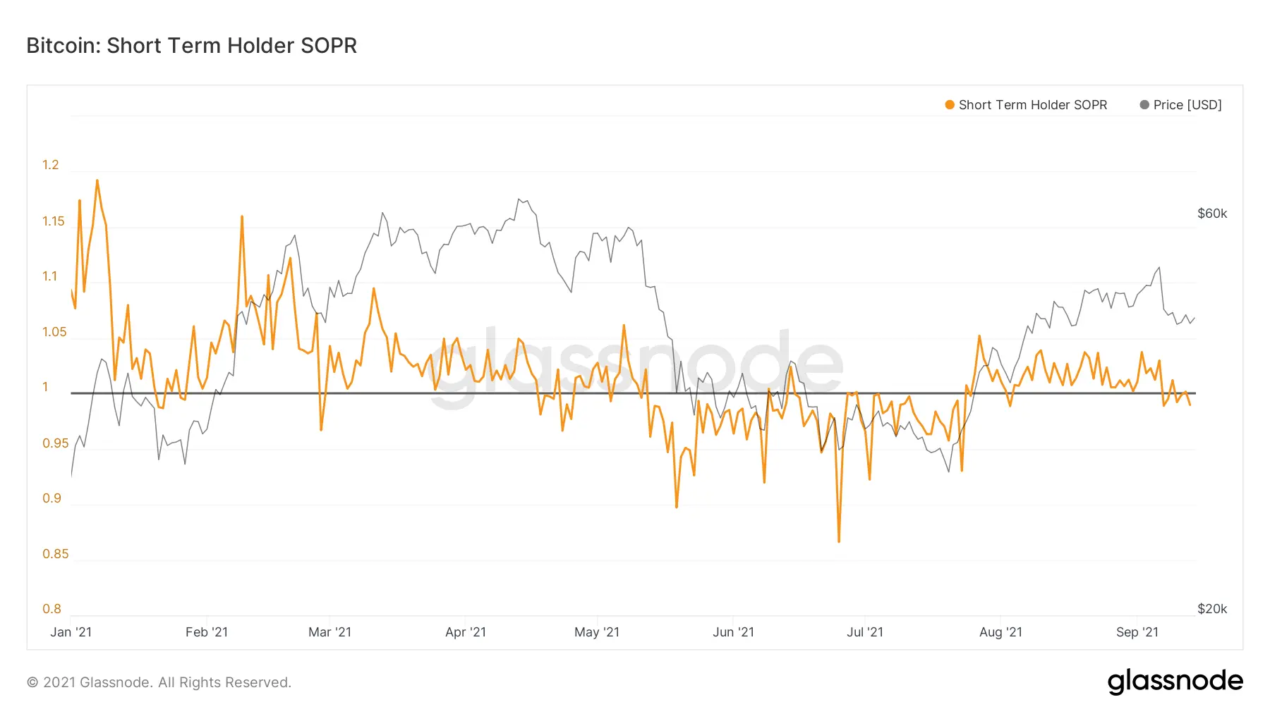 SOPR für Kurzzeitinvestoren