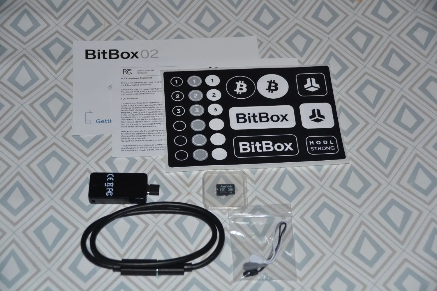 BitBox02 Lieferumfang
