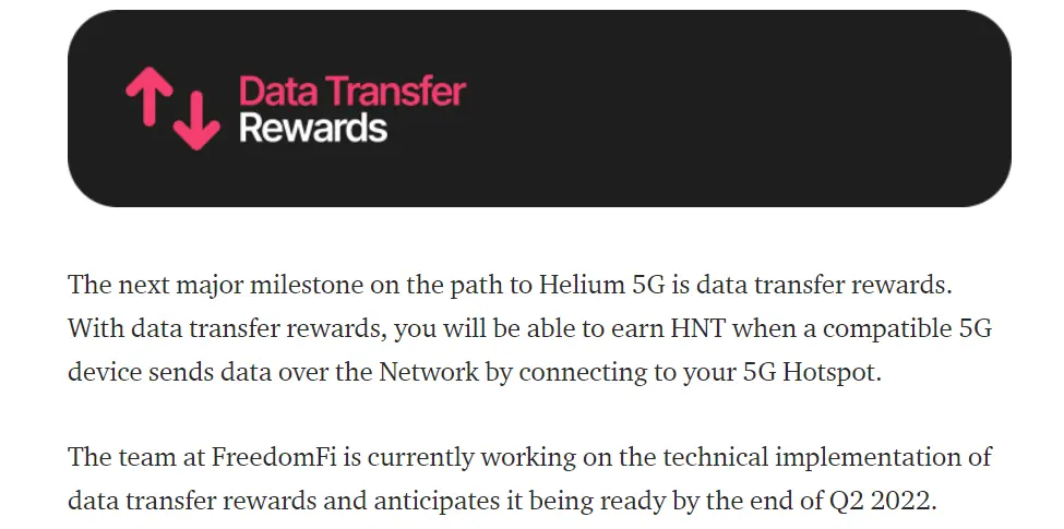 Helium Datenübertragungsbelohnungen HNT Blog
