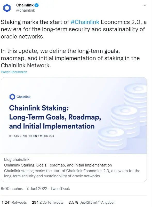 Chainlink LINK Roadmap 