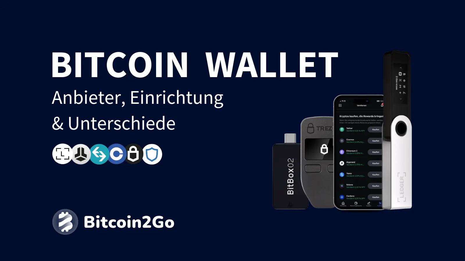 Bitcoin Wallet Vergleich » Top Krypto Wallets (2024)