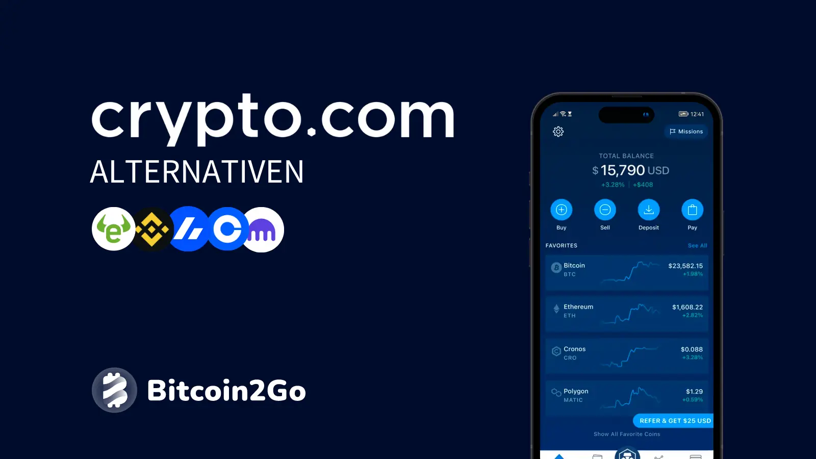 Crypto.com Alternativen: Die besten Börsen im Test (2025)