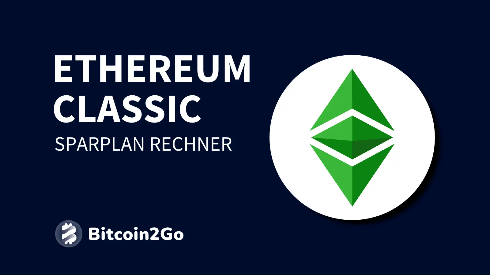 Ethereum Classic (ETC) Rechner: Per Sparplan investieren