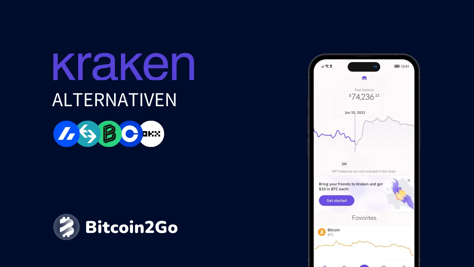 Kraken Alternativen » Beste Anbieter im Vergleich (2026)