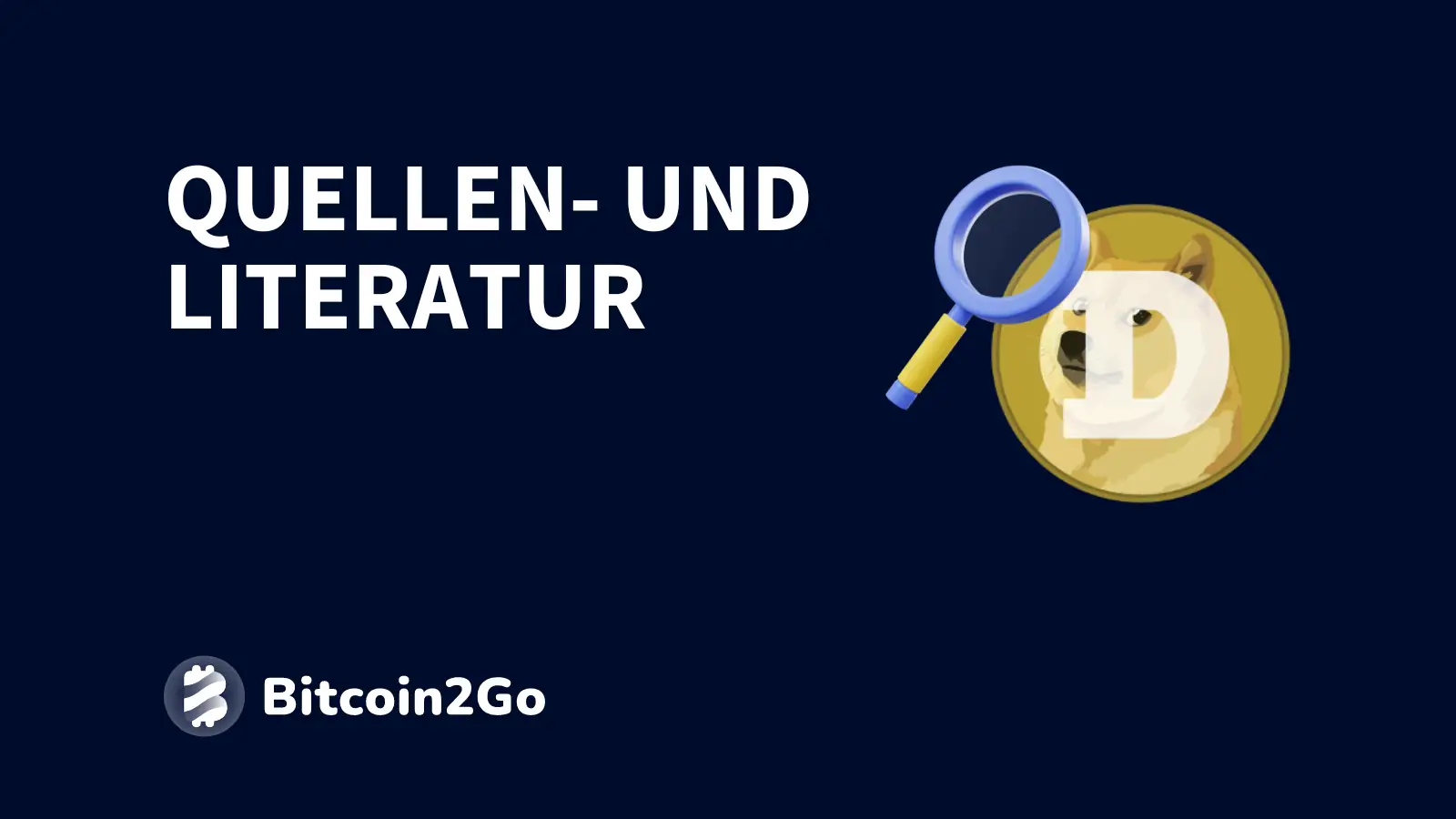 Quellenverzeichnis und Literatur zu Dogecoin