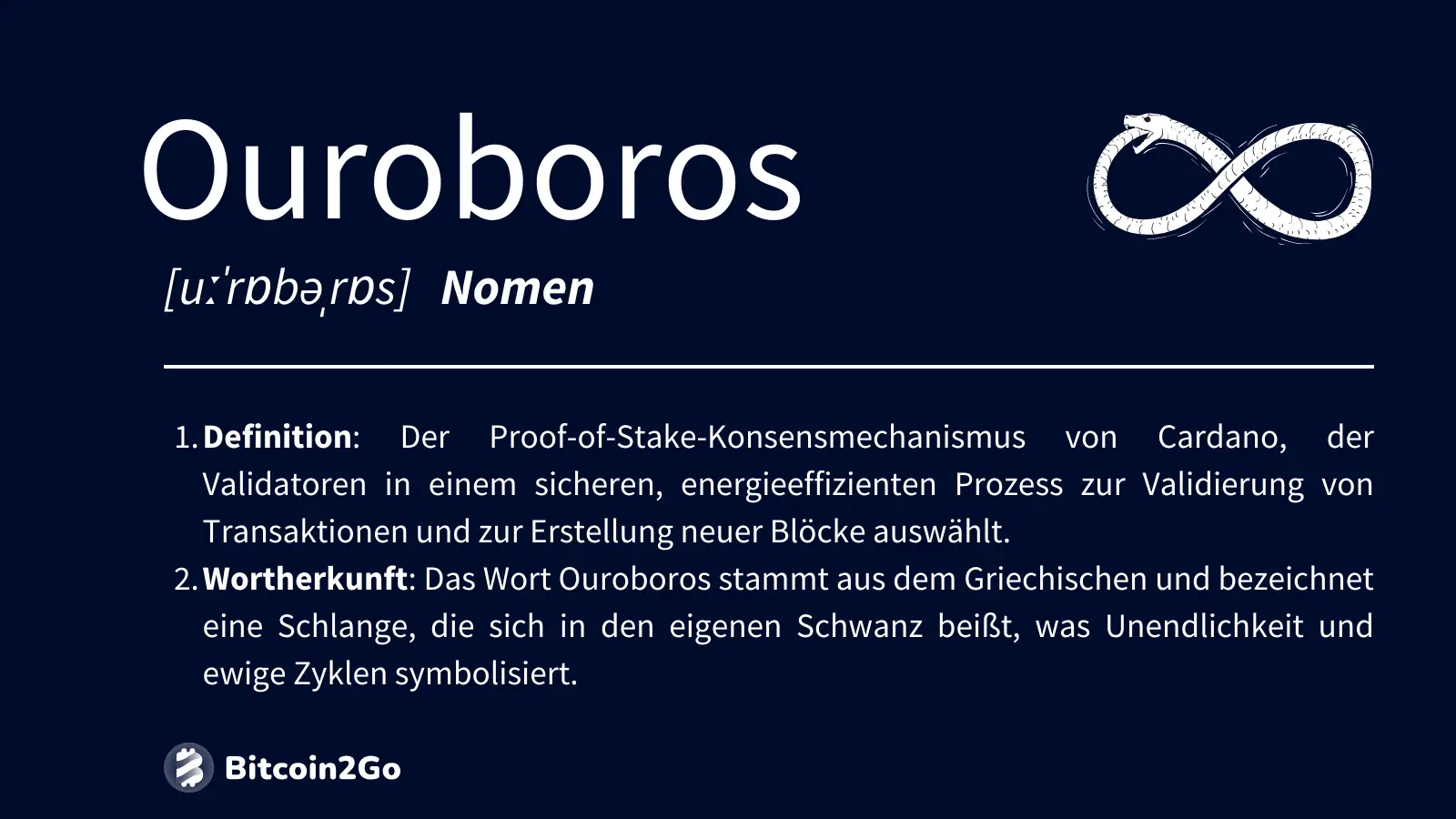 Der Konsensmechanismus (Ouroboros) von Cardano