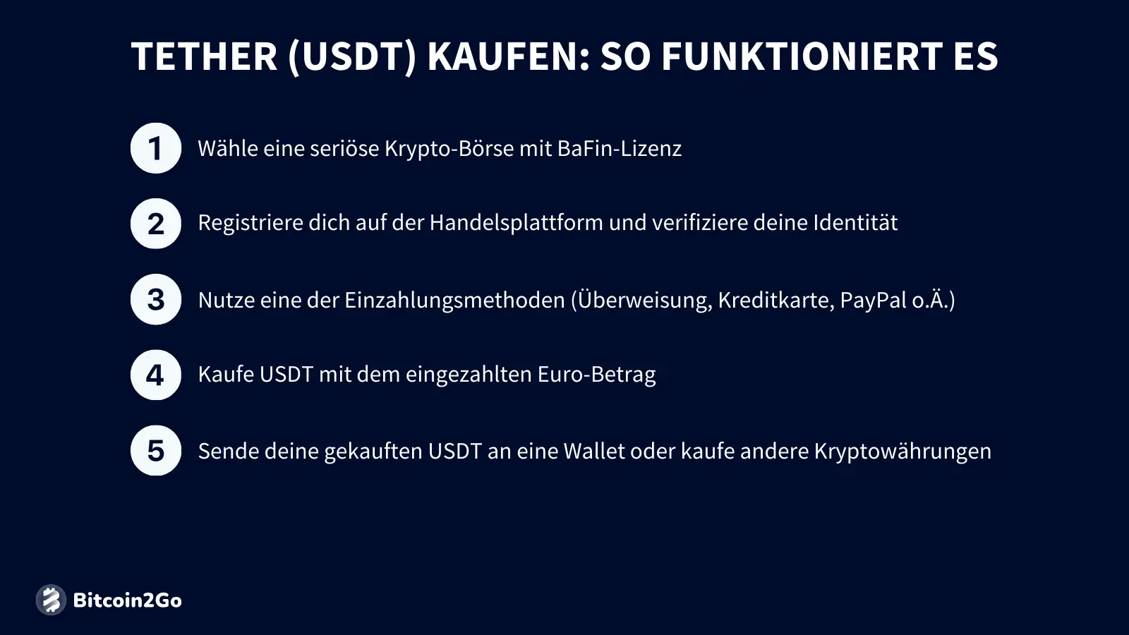 Tether Kaufanleitung