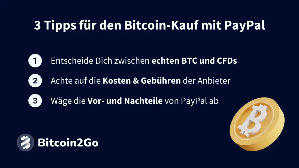 Tipps zum Bitcoin-Kauf per PayPal