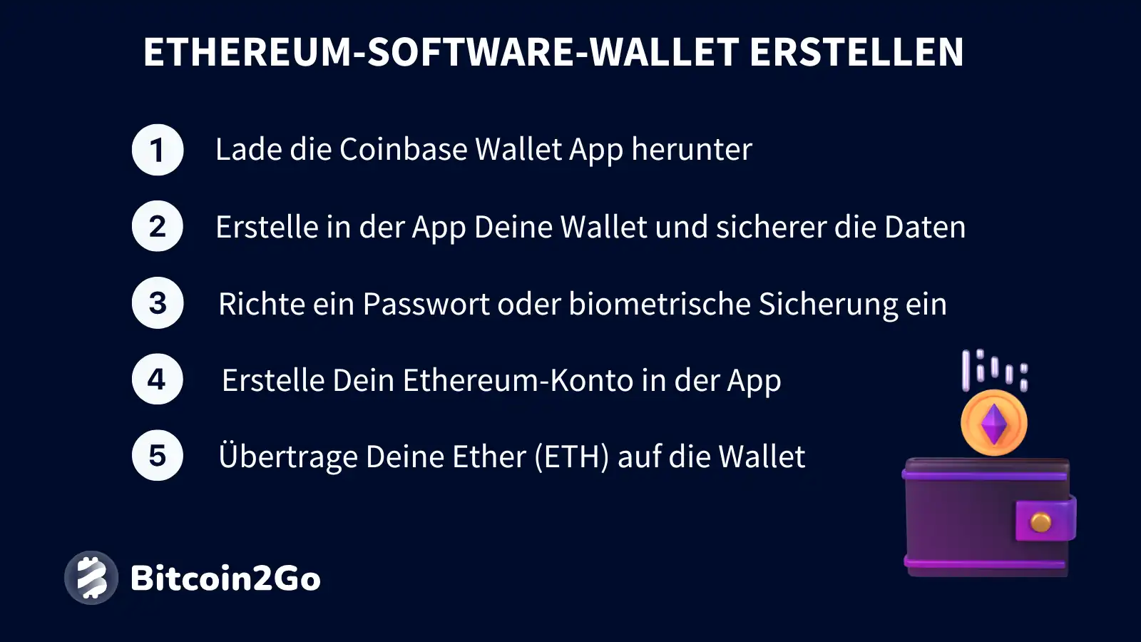 Ethereum-Software Wallet erstellen