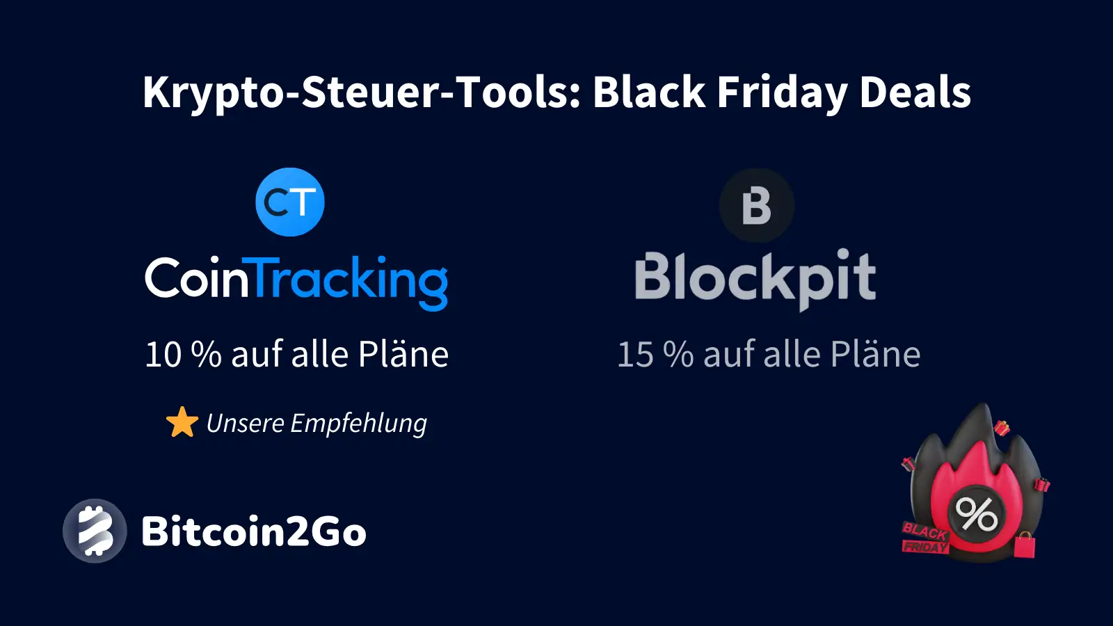 Krypto-Steuer-Tools Black Friday Deals