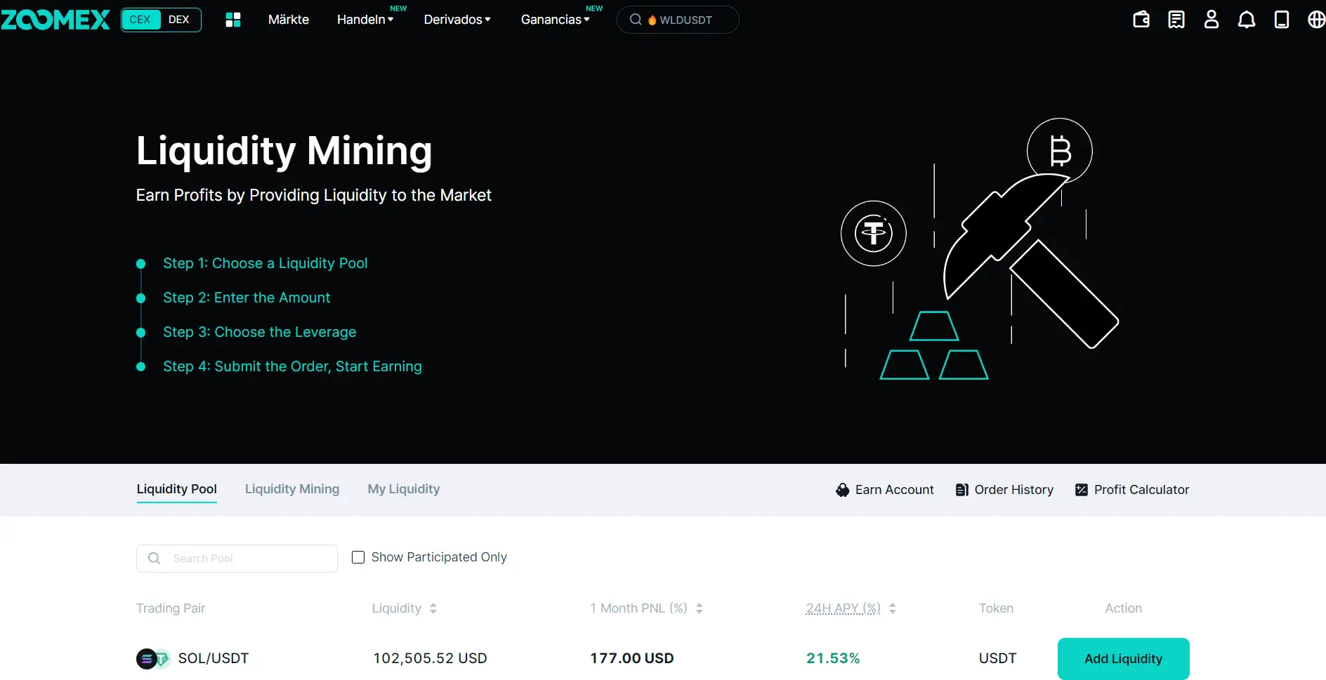 Mit Liquidity Mining kannst Du Dir ein passives Einkommen aufbauen