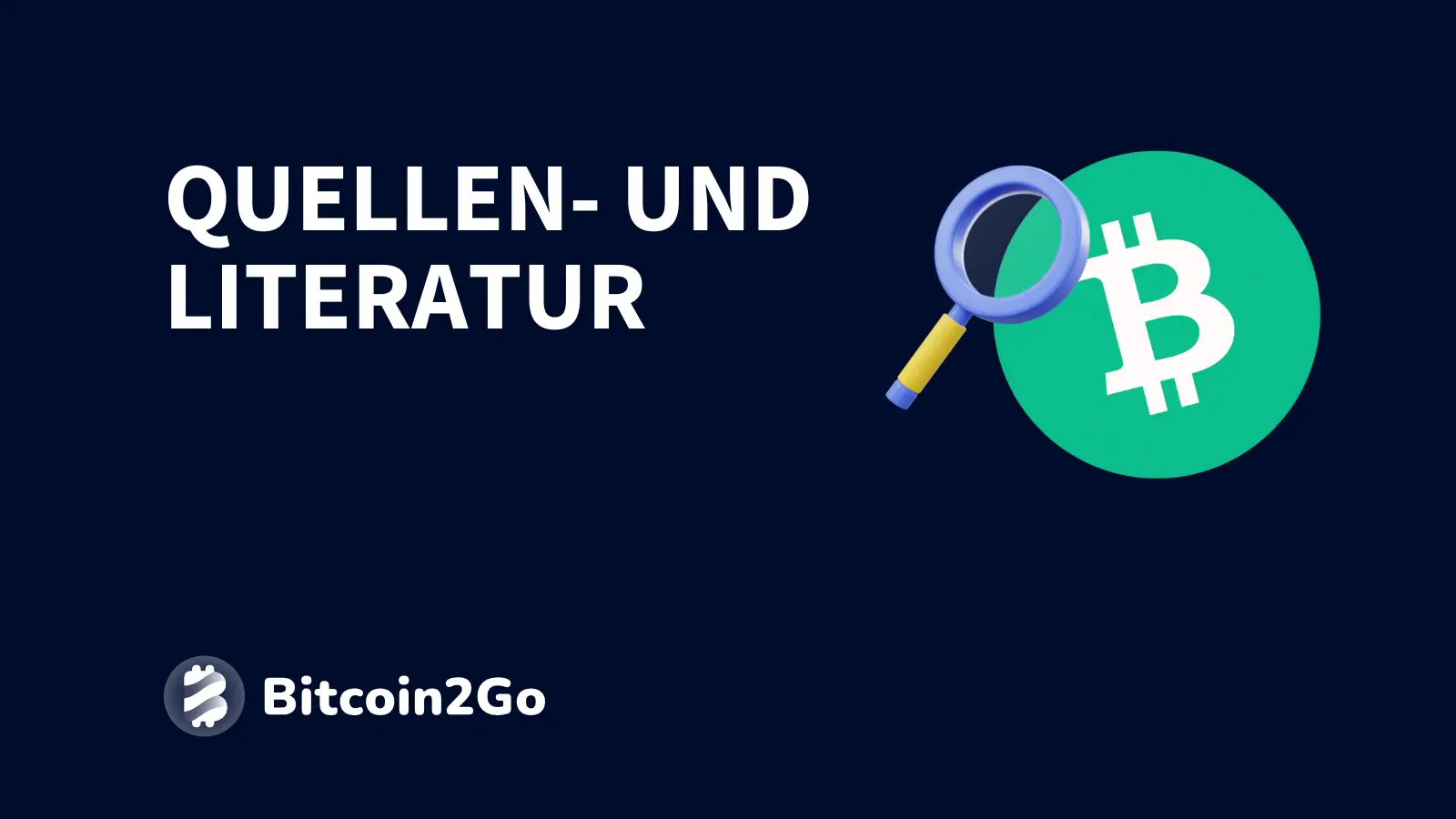 Quellen- und Literaturverzeichnis zu Bitcoin Cash