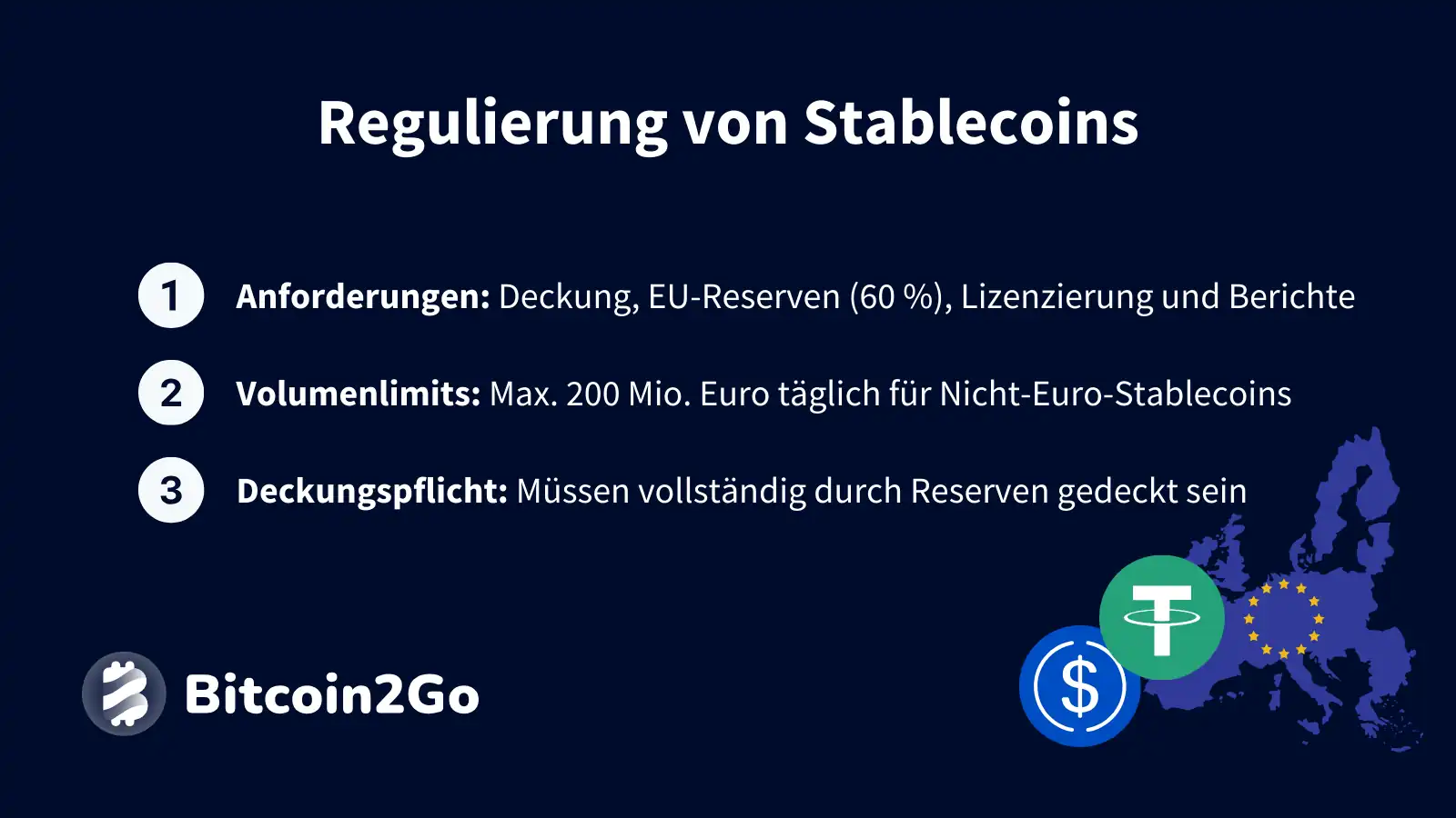 MiCa-Regulierung von Stablecoins