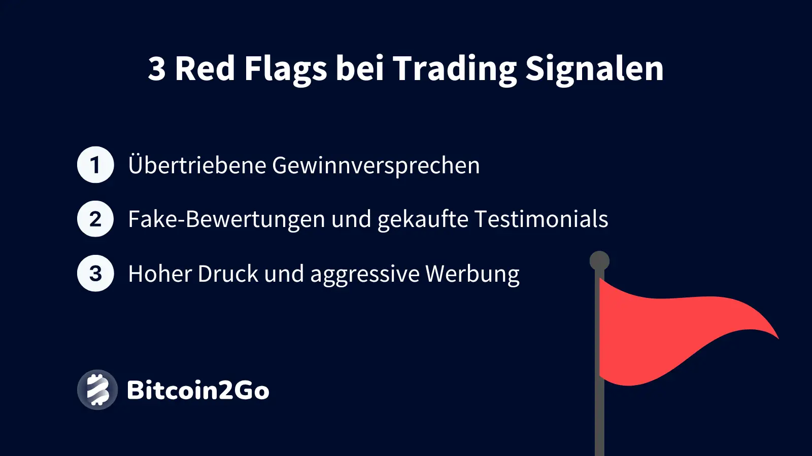 Unseriöse Trading Signale erkennen