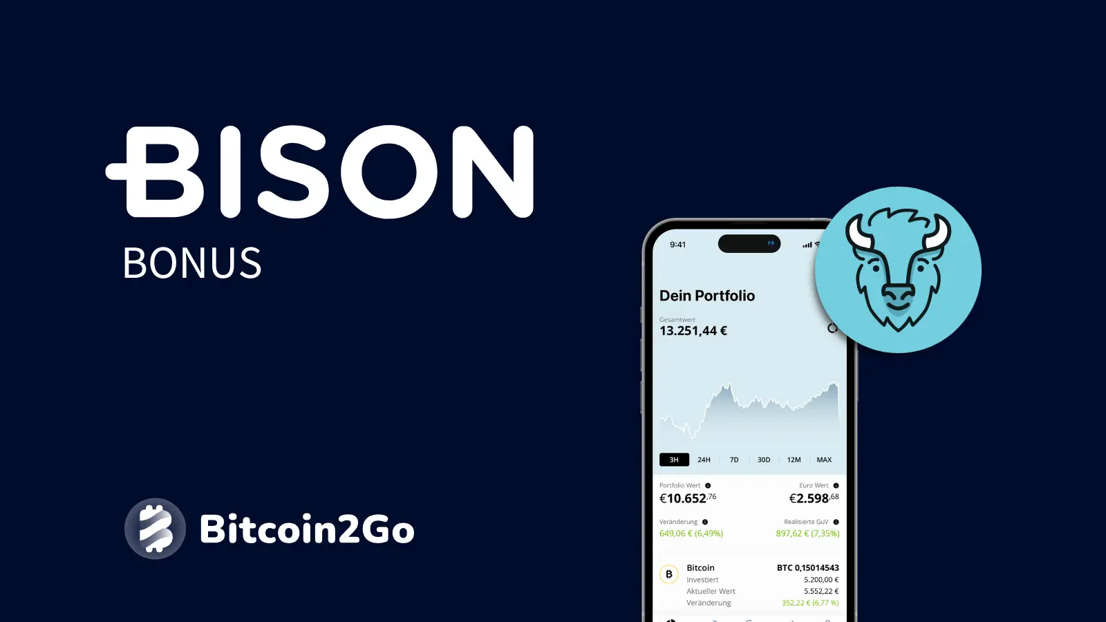 Bison Aktionscode: 20€ in Bitcoin sichern (01/2026) 💰