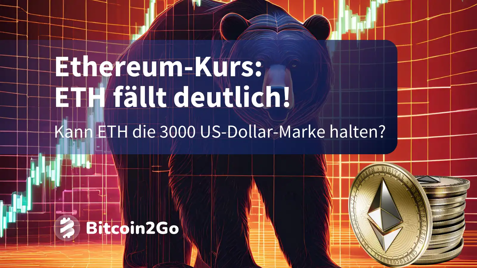 Ethereum-Kurs crasht: Hält die Marke von 3.000 US-Dollar? – BitRss