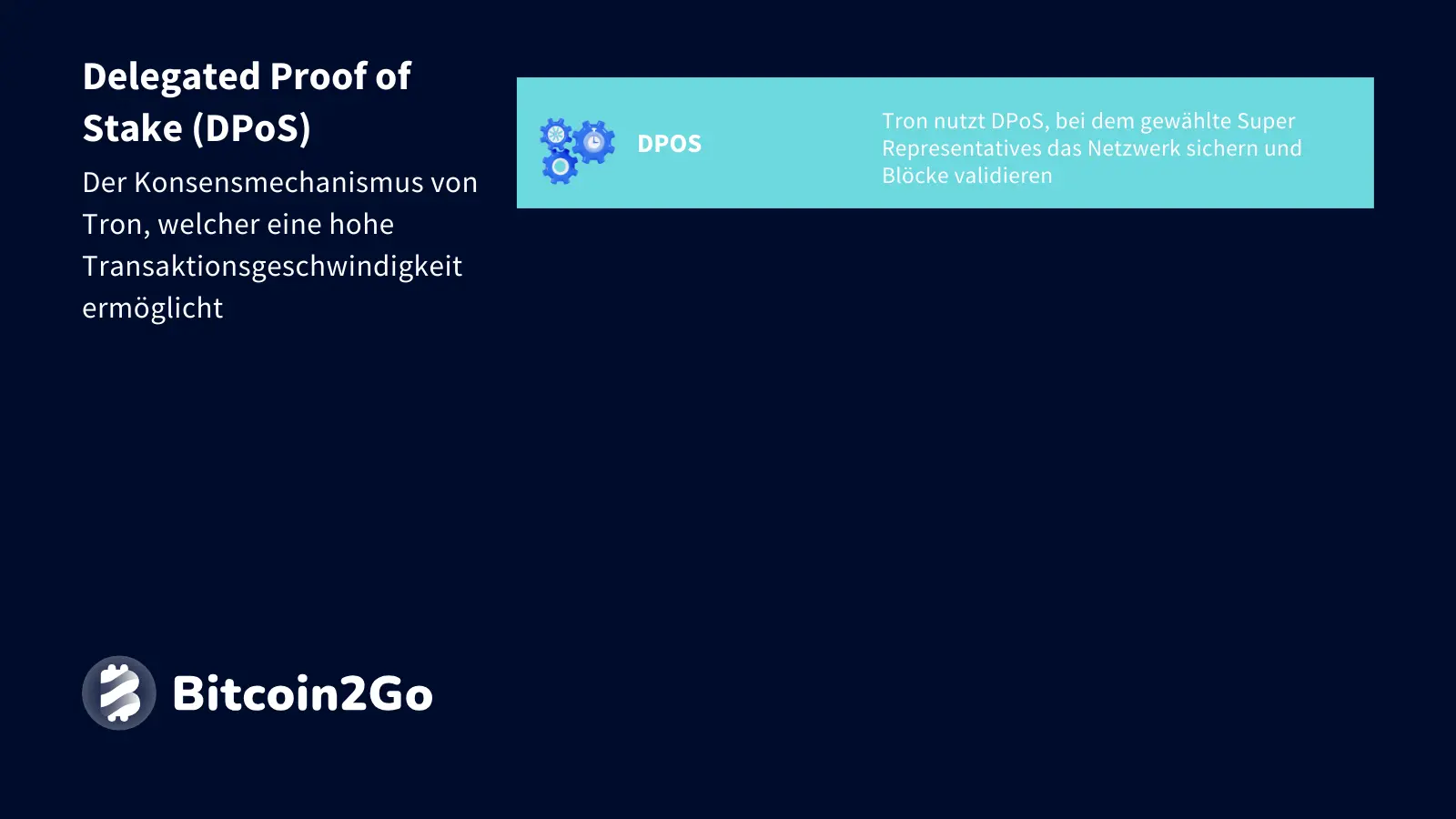 Erklärung Delegated Proof of Stake