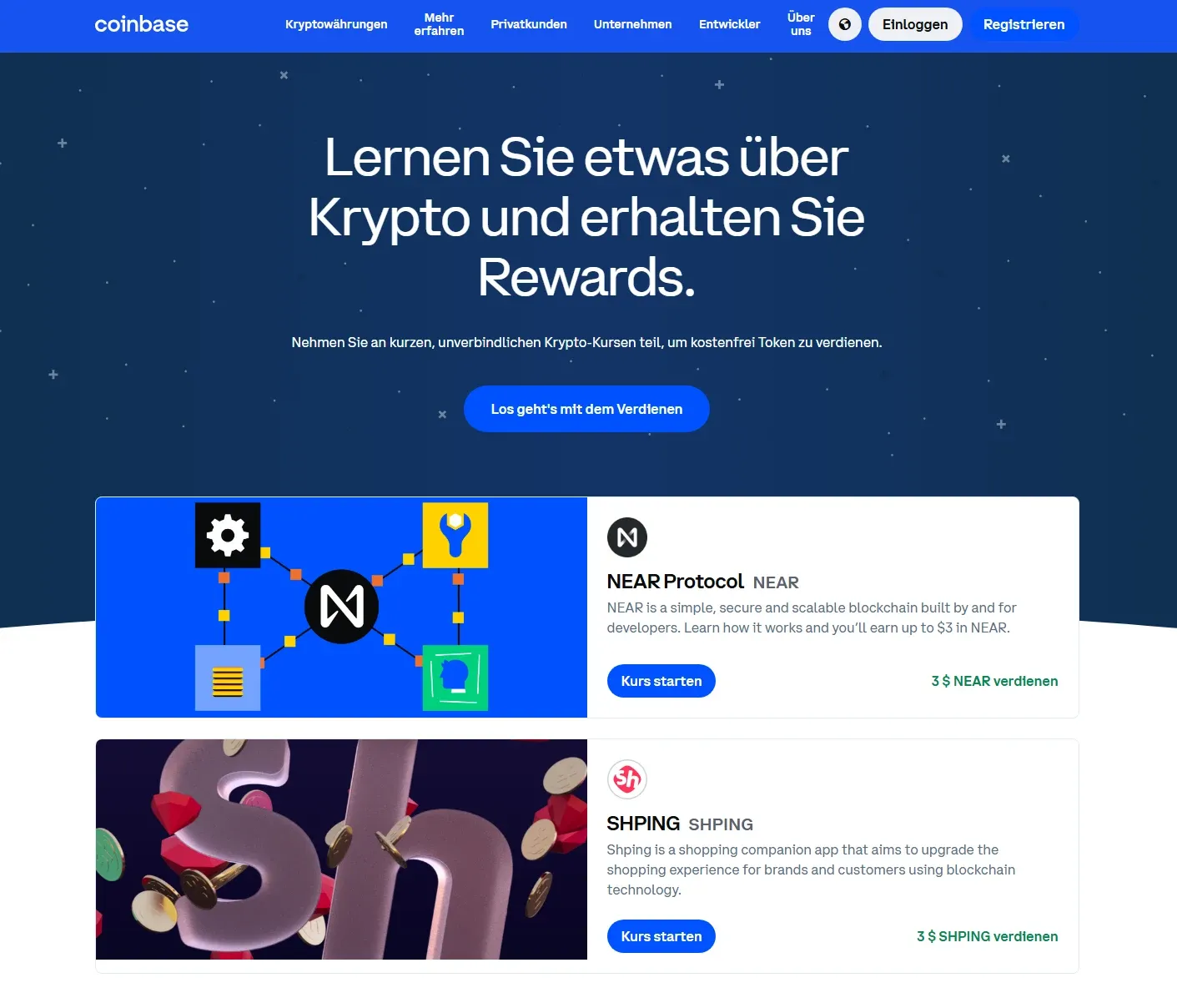 Coinbase Earn: Wissen aneignen und etwas dazuverdienen