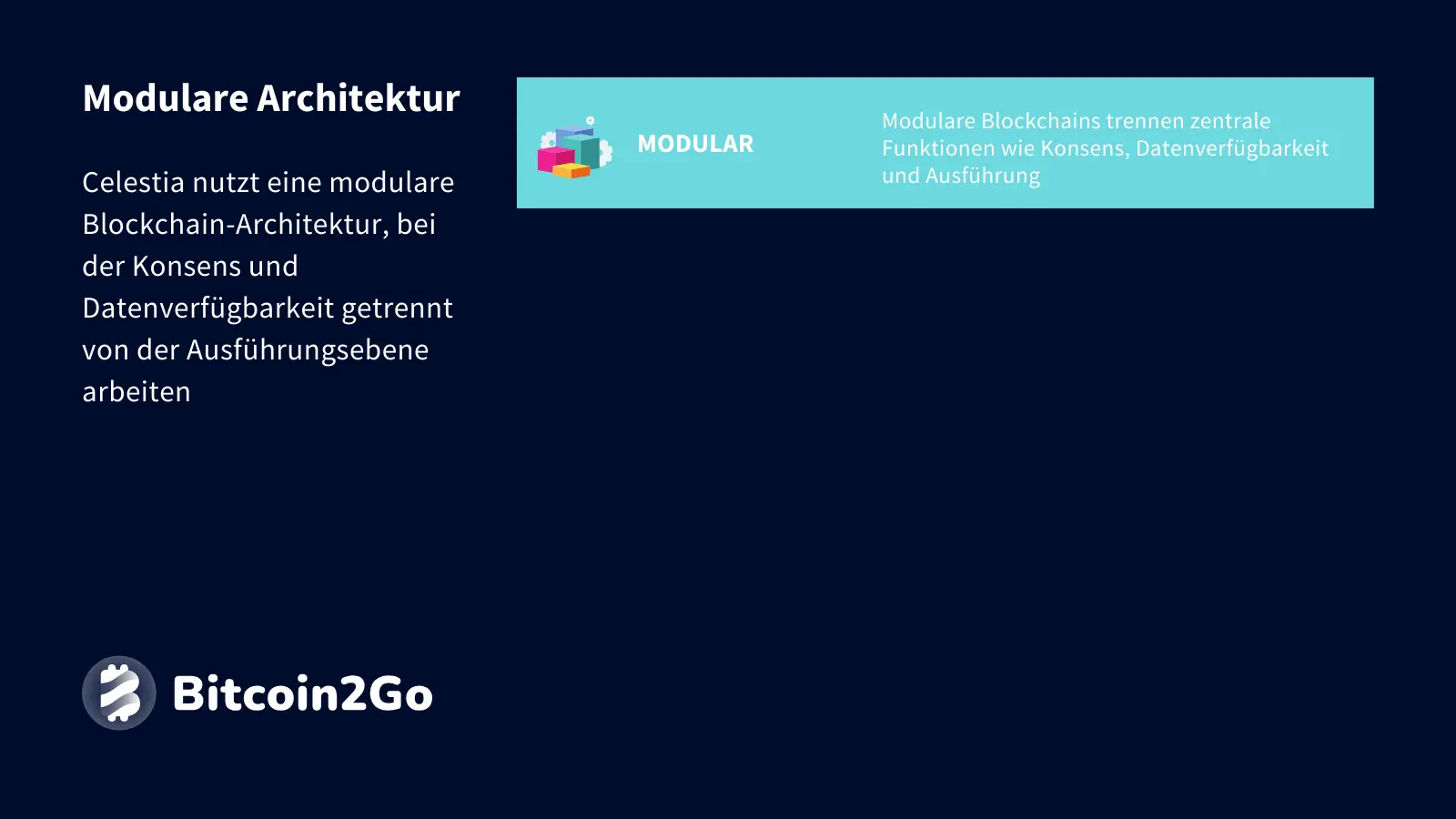 Die modulare Blockchain-Architektur von Celestia