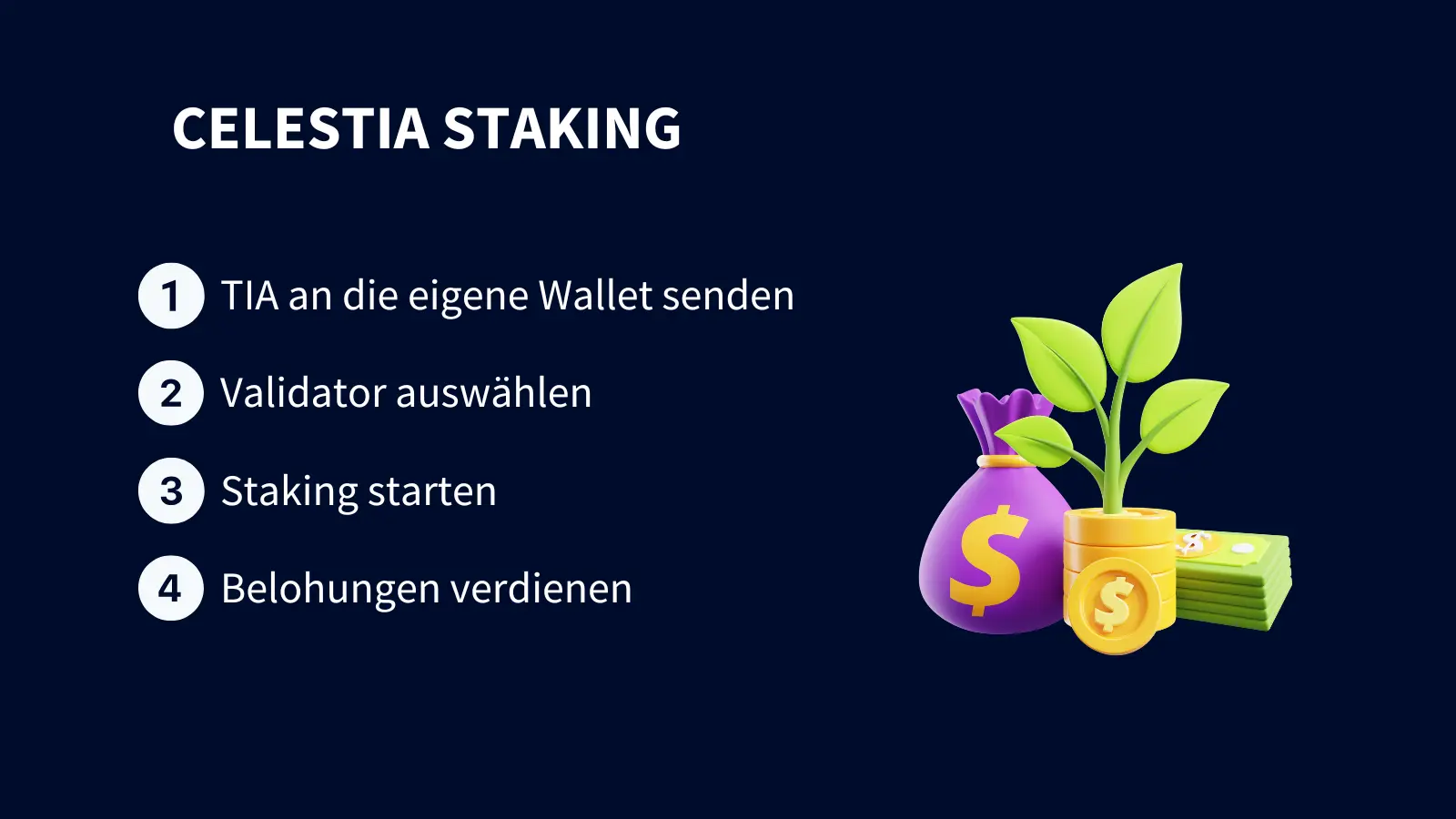 Schaubild Celestia Staking