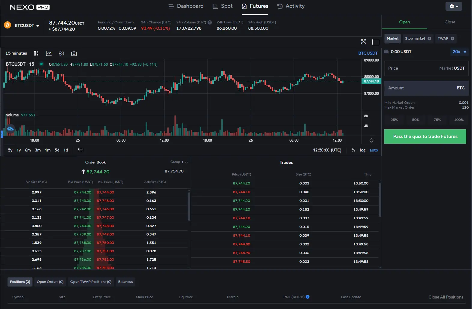 Nexo Pro Feature im Test