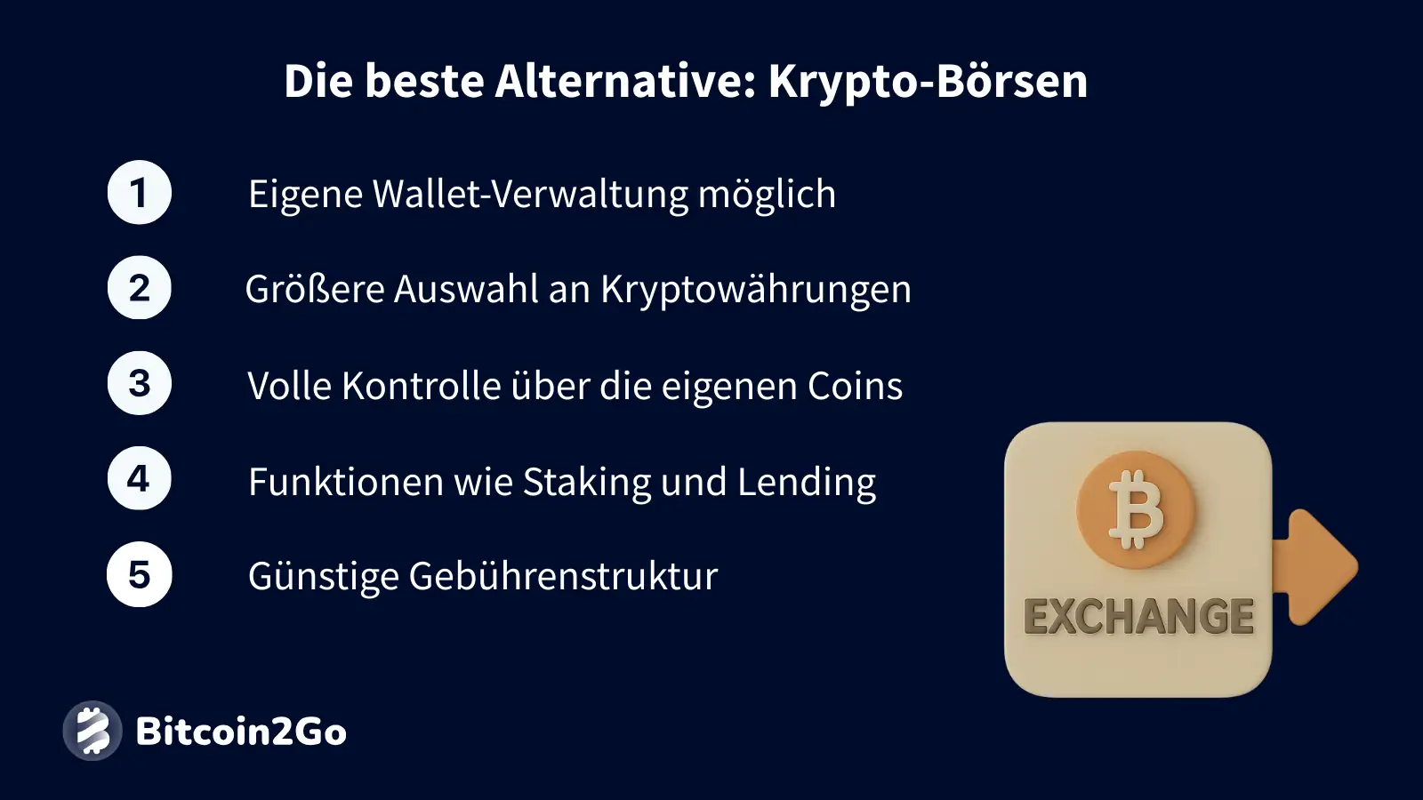 Alternative zu Neobrokern: Krypto-Börsen