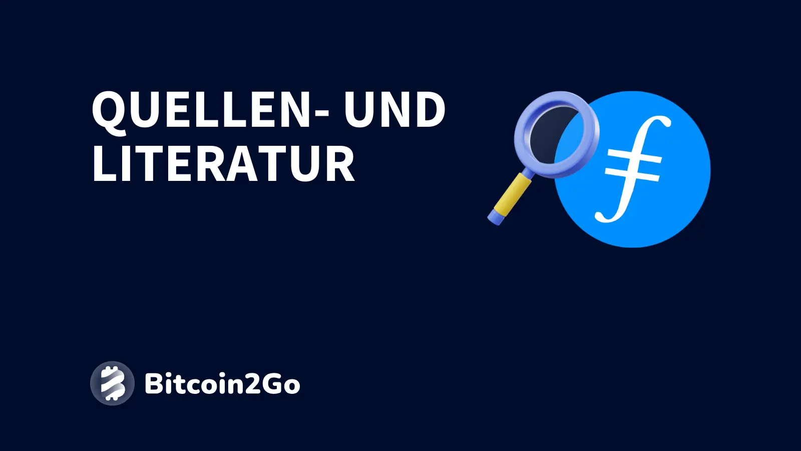 Literaturverzeichnis weiterer Quellen zu Filecoin