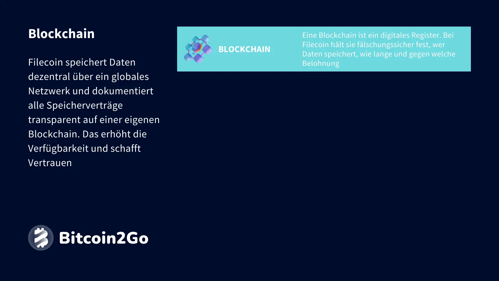 Erklärung Blockchain bei Filecoin (FIL)